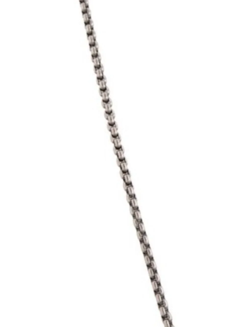 DAVID YURMAN 18K & STERLING DIAMOND MEMENTO MORI SKULL AMULET PENDANT NECKLACE
